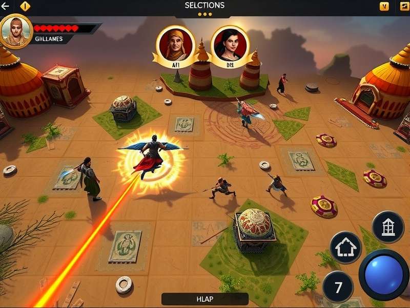 Bhima S Grand Skirmish gameplay screenshot showing epic battle scene